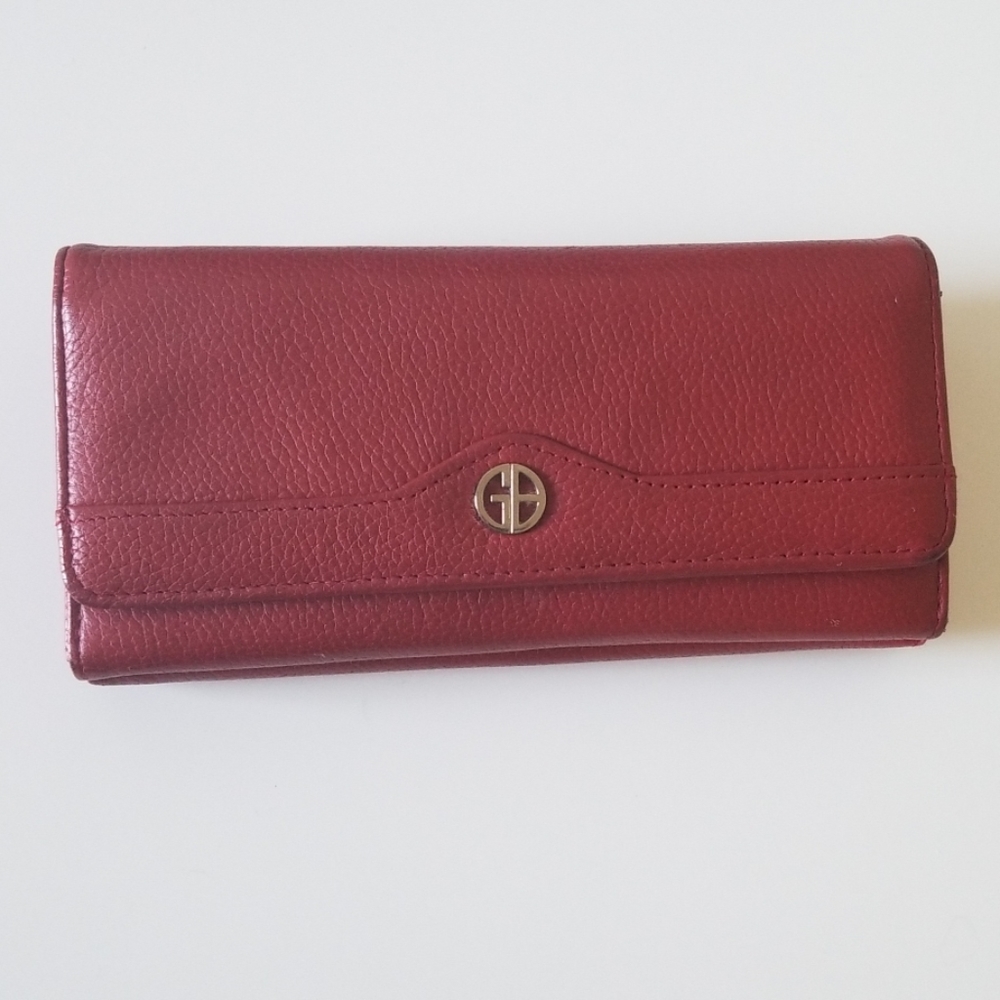 Red Giani Bernini Wallet